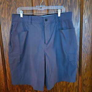ORVIS Cargo Shorts Mens 36 Dark Gray 10" Hybrid Performance Tech Outdoor